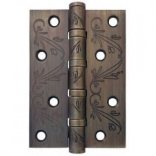 Петля универсальная с рисунком 100X70X2.5 4BB FLO ANTIC BRONZE ADDEN BAU Петля универсальная с рисунком 100X70X2.5 4BB FLO ANTIC BRONZE ADDEN BAU