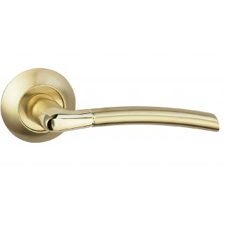 Ручка дверная FINO A-13-10 GOLD/S.GOLD BUSSARE Ручка дверная FINO A-13-10 GOLD/S.GOLD BUSSARE