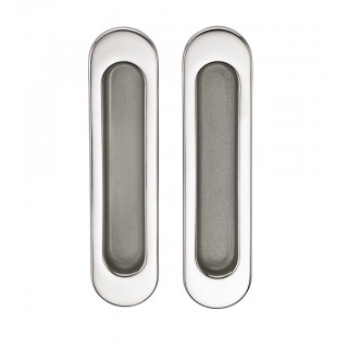 Ручка для раздвижных дверей без механизма SILLUR A-KO5-VO P.CHROME/S.CHROME SILLUR