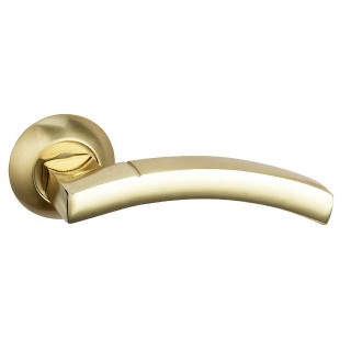Ручка дверная SOLIDO A-37-10 GOLD/S.GOLD BUSSARE Ручка дверная SOLIDO A-37-10 GOLD/S.GOLD BUSSARE