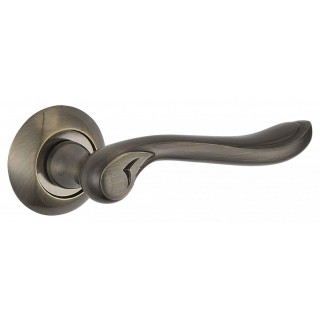 Ручкая дверная на круглой накладке VITRA A-24-10 ANT.BRONZE Ручкая дверная на круглой накладке VITRA A-24-10 ANT.BRONZE