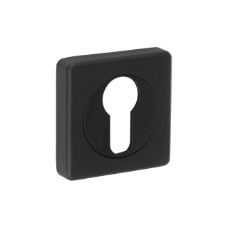 Накладка на ключевой цилиндр CL-С BL (матовый чёрный, квадратное основание) Накладка на ключевой цилиндр CL-С BL (матовый чёрный, квадратное основание)