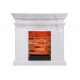 Каминокомплект Amalfi - Белый дуб с очагом Cassette 400 NH Dimplex