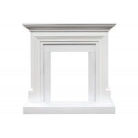 Каминокомплект Bradford - Белый с очагом Fobos FX Black Royal Flame Каминокомплект Bradford - Белый с очагом Fobos FX Black Royal Flame