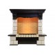 Каминокомплект Pierre Luxe - Венге / Шампань (Высота 1035мм) с очагом Cassette 600 NH Dimplex