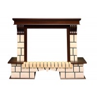 Каминокомплект Pietra Assembly - Темный дуб (Разборный) с очагом Jupiter FX New Royal Flame Каминокомплект Pietra Assembly - Темный дуб (Разборный) с очагом Jupiter FX New Royal Flame