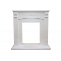 Каминокомплект Sorrento - Белый дуб с очагом Fobos FX Black Royal Flame Каминокомплект Sorrento - Белый дуб с очагом Fobos FX Black Royal Flame