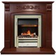 Каминокомплект Sorrento угловой - Орех с очагом Cavendish Dimplex