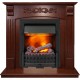 Каминокомплект Sorrento угловой - Орех с очагом Danville Black FB2 Dimplex