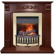 Каминокомплект Sorrento угловой - Орех с очагом Danville Brass FB2 Dimplex