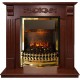 Каминокомплект Sorrento угловой - Орех с очагом Atherton Dimplex