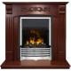 Каминокомплект Sorrento угловой - Орех с очагом Flagstaff Dimplex