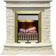 Каминокомплект Luzern - Слоновая кость с очагом Danville Antique Brass FB2 Dimplex