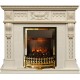 Каминокомплект Corsica - Слоновая кость с патиной (Ширина 1100) с очагом Atherton Dimplex