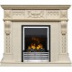Каминокомплект Corsica - Слоновая кость с патиной (Ширина 1100) с очагом Flagstaff Dimplex