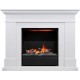 Каминокомплект California - Белый с очагом Albany Dimplex