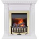 Каминокомплект Orlean - Белый дуб с очагом Danville Brass FB2 Dimplex