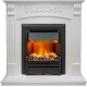 Каминокомплект Sorrento - Белый дуб с очагом Brookline Black Dimplex
