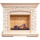 Каминокомплект Glasgow - Слоновая кость с патиной/Белый с очагом Cassette 400 NH Dimplex