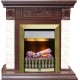Каминокомплект Luxemburg (каменный) - Сланец/Темный дуб с очагом Danville Antique Brass FB2 Dimplex