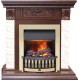 Каминокомплект Luxemburg (каменный) - Сланец/Темный дуб с очагом Danville Brass FB2 Dimplex