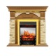 Каминокомплект Dublin -  Дуб / Сланец с очагом Fobos FX M Brass Royal Flame