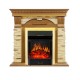 Каминокомплект Dublin -  Дуб / Сланец с очагом Majestic FX Brass Royal Flame