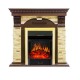 Каминокомплект Dublin - Темный дуб / Сланец с очагом Majestic FX Brass Royal Flame