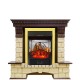 Каминокомплект Pierre Luxe - Темный дуб / Шампань с очагом Majestic FX M Brass Royal Flame