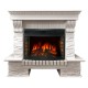 Каминокомплект Pierre Luxe Белый / Сланец белый с очагом Dioramic 25 LED FX Royal Flame