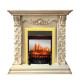Каминокомплект Adriana - Cлоновая кость с очагом Fobos FX M Brass Royal Flame