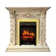 Каминокомплект Adriana - Cлоновая кость с очагом Fobos FX Brass Royal Flame