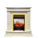 Каминокомплект Luzern - Слоновая кость с очагом Fobos FX M Brass Royal Flame
