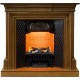 Каминокомплект Chelsea - Орех с очагом Cassette 400 LNH-INT (с дровами) Dimplex