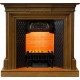 Каминокомплект Chelsea - Орех с очагом Cassette 400 LNH-INT PS (без дров) Dimplex