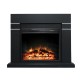 Каминокомплект Lindos - Черный (Высота 985мм) с очагом Jupiter FX New Royal Flame