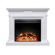 Каминокомплект Coventry - Белый с очагом Jupiter FX New Royal Flame