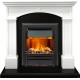 Каминокомплект Langford - Белый с черным с очагом Brookline Black Dimplex