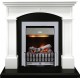 Каминокомплект Langford - Белый с черным с очагом Danville Chrome FB2 Dimplex