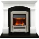 Каминокомплект Langford - Белый с черным с очагом Chesford Dimplex
