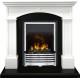 Каминокомплект Langford - Белый с черным с очагом Flagstaff Dimplex