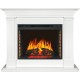 Каминокомплект Lyon - Белый с очагом Vision 28 EF LED FX Royal Flame