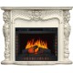 Каминокомплект Castle - Слоновая кость с патиной с очагом Vision 30 EF LED FX Royal Flame