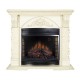 Каминокомплект Rimini - Слоновая кость с патиной с очагом Dioramic 28 LED FX Royal Flame