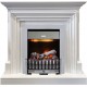 Каминокомплект Bradford - Белый с очагом Danville Chrome FB2 Dimplex
