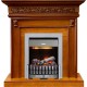 Каминокомплект Valletta - Орех с очагом Danville Chrome FB2 Dimplex