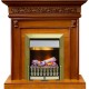 Каминокомплект Valletta - Орех с очагом Danville Antique Brass FB2 Dimplex