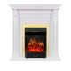 Каминокомплект Orlean - Белый с очагом Majestic FX Brass Royal Flame