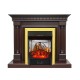 Каминокомплект Dallas - Темный дуб с очагом Majestic FX M Brass Royal Flame