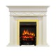Каминокомплект Corfu - Слоновая кость с очагом Fobos FX Brass Royal Flame